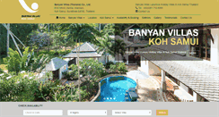 Desktop Screenshot of banyanvillas.com